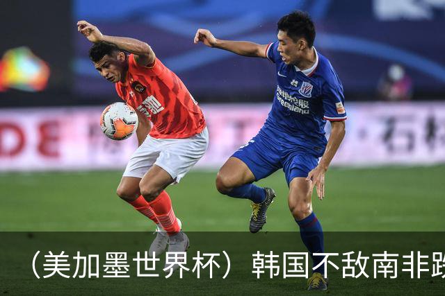 （美加墨世界杯）韩国不敌南非跌至小组第三 出线前景待定